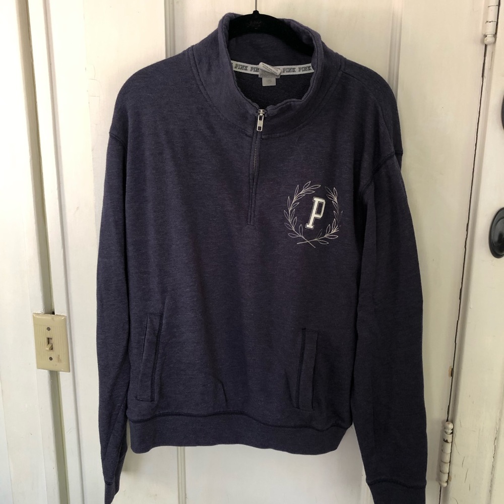 VS Pink Quarter Zip Sweatshirt